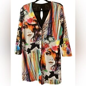 Simone Chang Vintage graphic print top